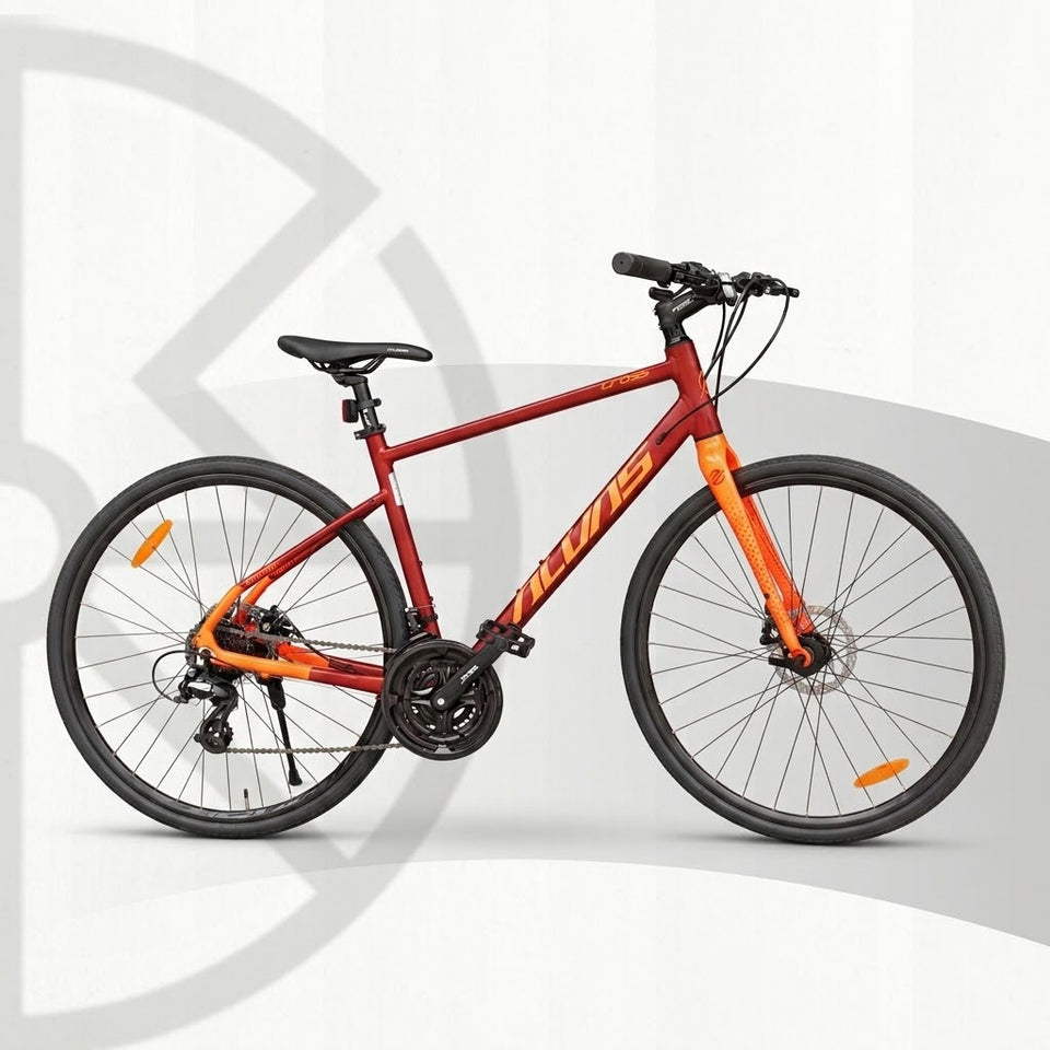 ALVAS CROSS Hybrid Bike (Red)