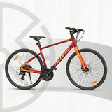 ALVAS CROSS Hybrid Bike (Red)