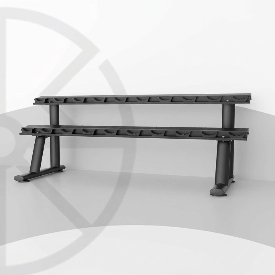 2-Tier Dumbbell Rack – ZH30 – commercial gym equipment available at Train & Ride Egypt