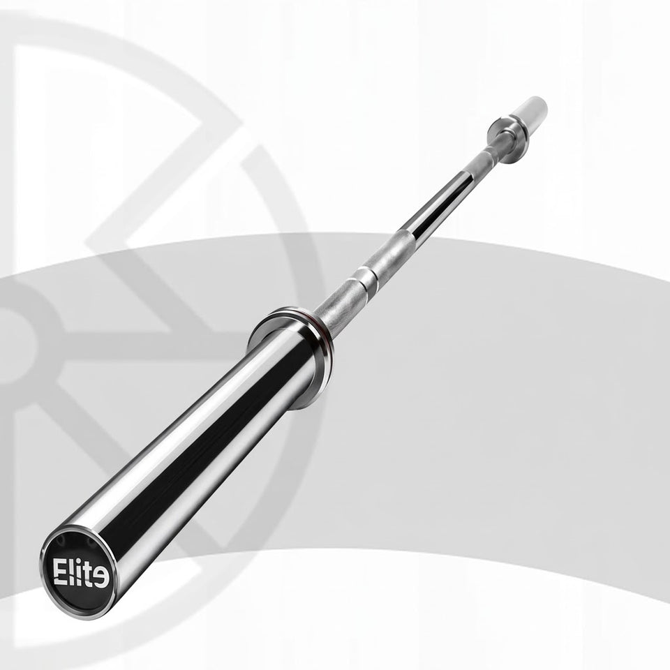 ELITE OLYMPIC BARBELL 20KG - 220CM 28MM MAXLOAD 700LB BUSHINGL/BEARING