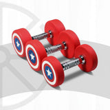 Captain America Round Dumbbell