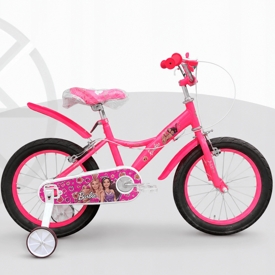Barbie Girls Kids Bicycle 16 Inch with Training Wheels