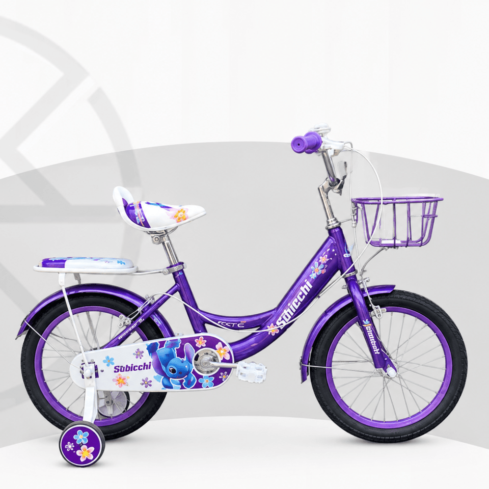 Stitch Girls Kids Bicycle 16 Inch with Training Wheels