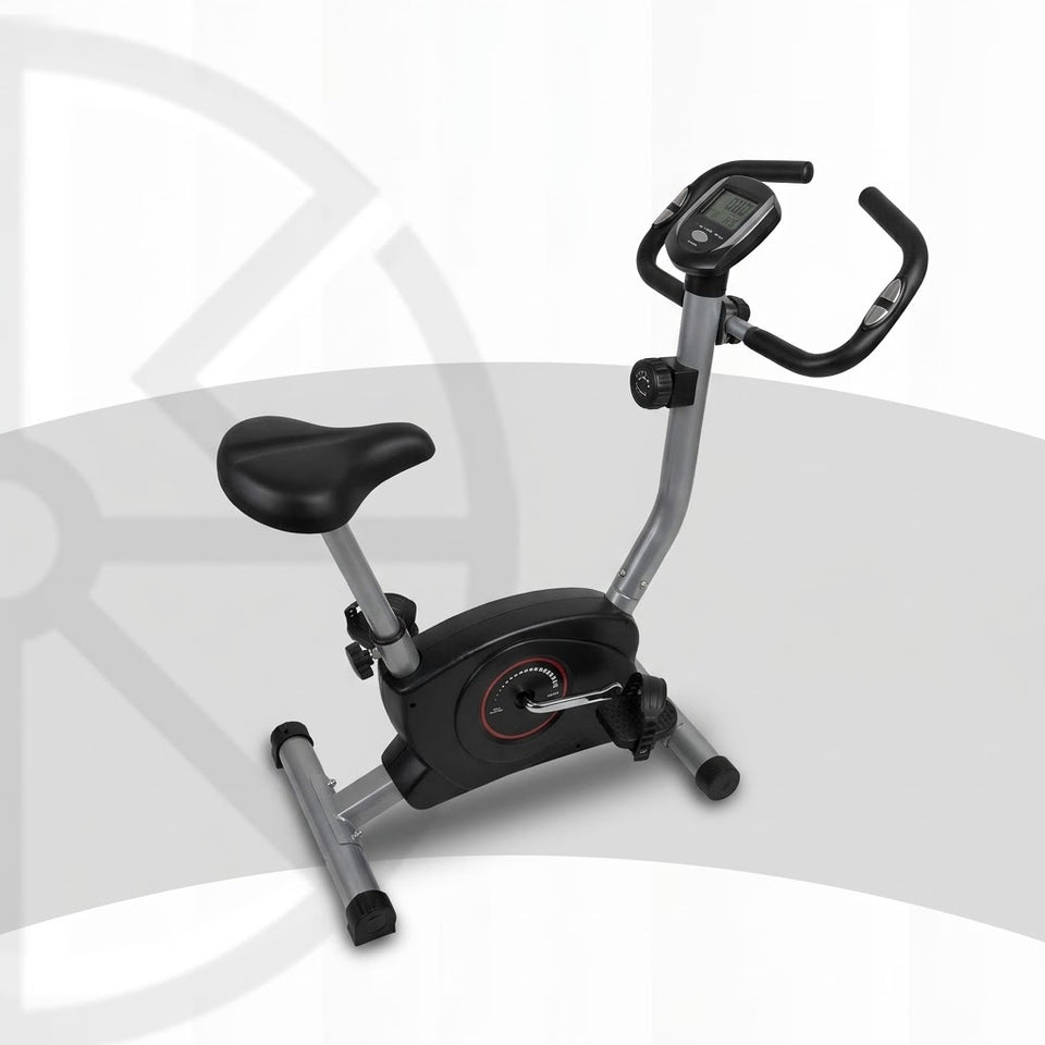 Magnetic Exercise Bike - Stationary Fitness Bike with LCD Monitor-B-222