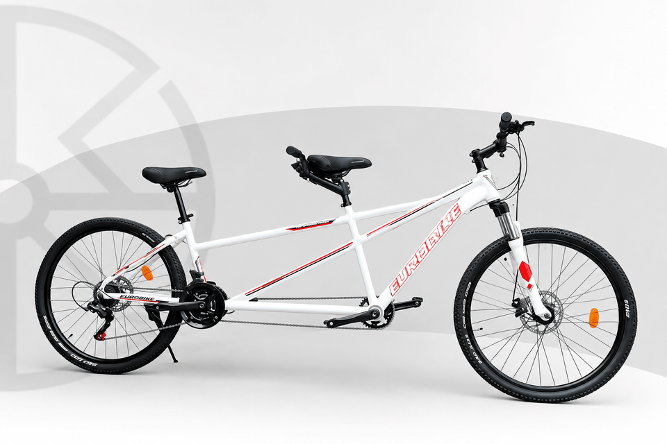 Eurobike Tandem Bicycle – Lightweight Aluminum Frame
