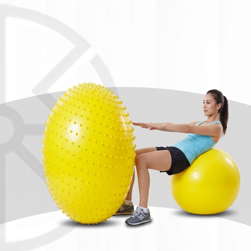 Exercise Fitness Ball - Yoga & Core Training (Available in 65-75cm)