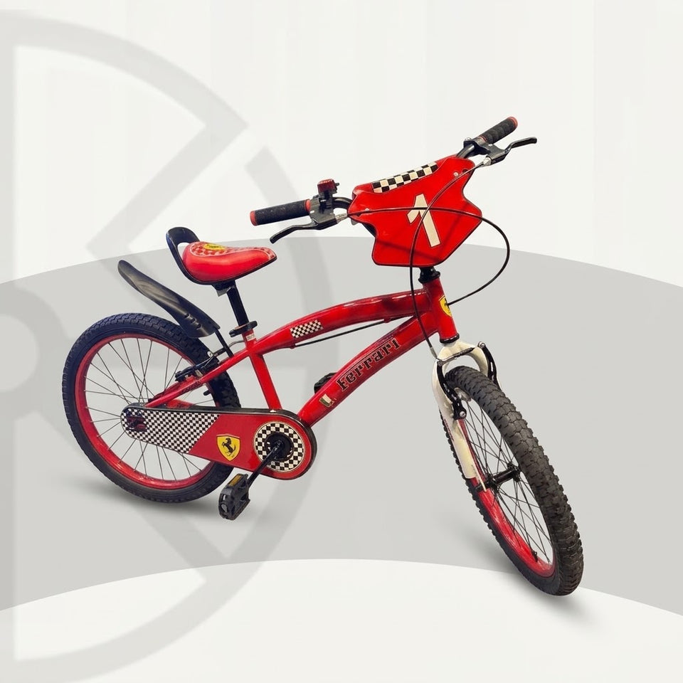 Ferrari 20 Inch Boys Kids Bicycle  (red )