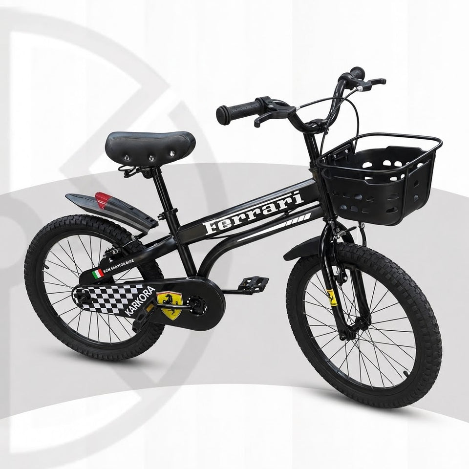 ferrari 20 Inch Boys Kids Bicycle (Black)