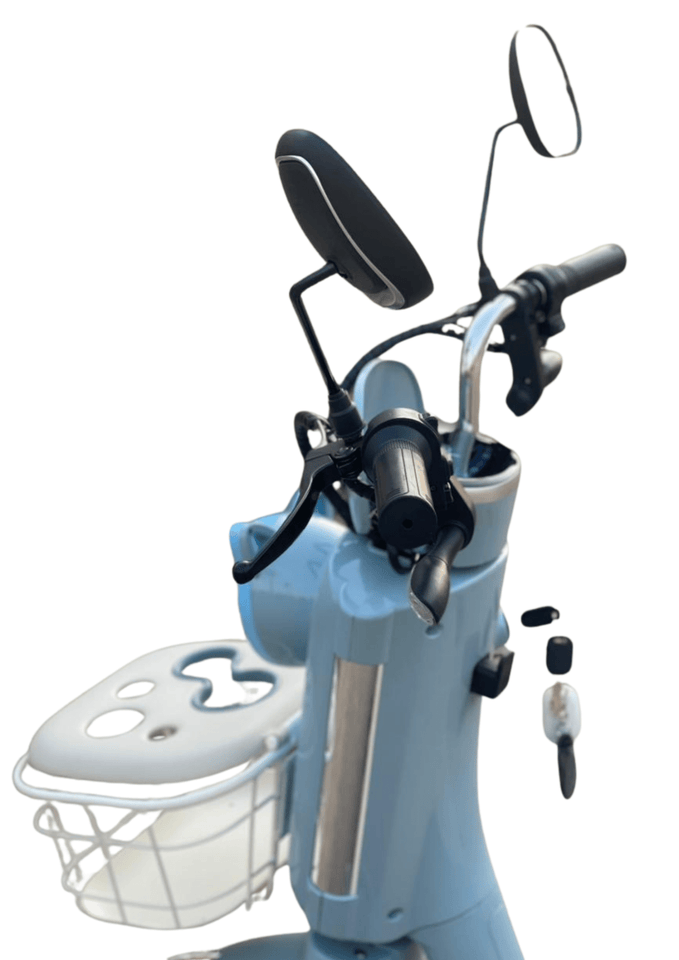 Aero Machiatto II Electric Scooter With Pedals – 25kmh  55km Range  48V 24Ah Graphene Battery