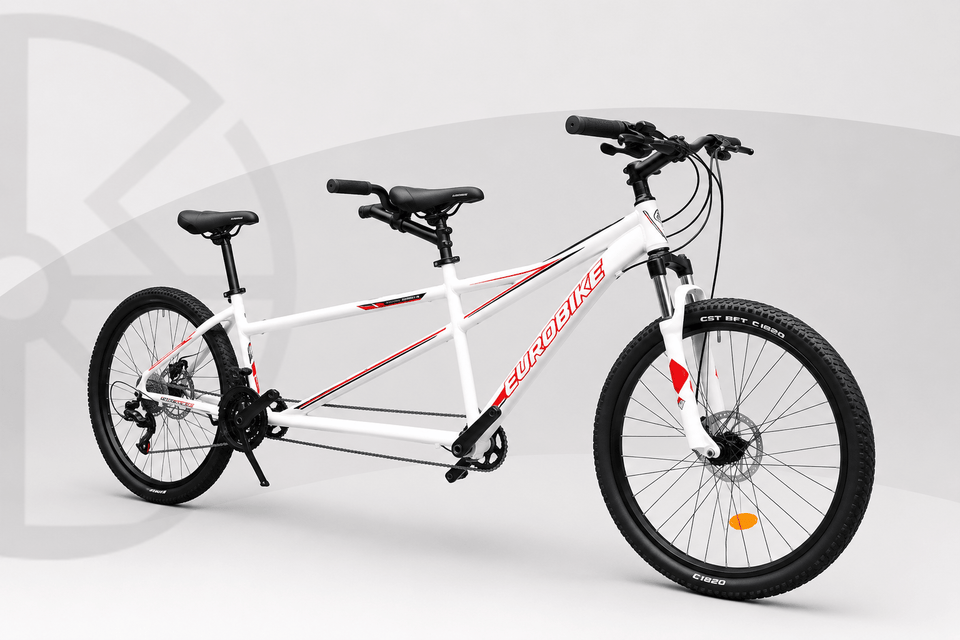 Eurobike Tandem Bicycle – Lightweight Aluminum Frame