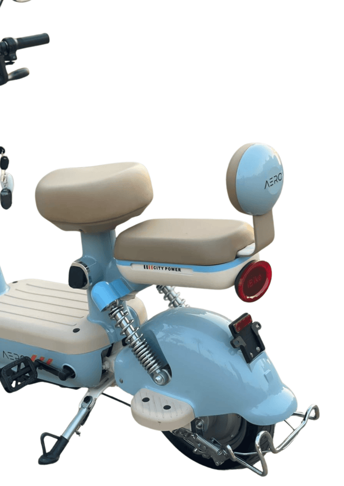 Aero Machiatto II Electric Scooter With Pedals – 25kmh  55km Range  48V 24Ah Graphene Battery