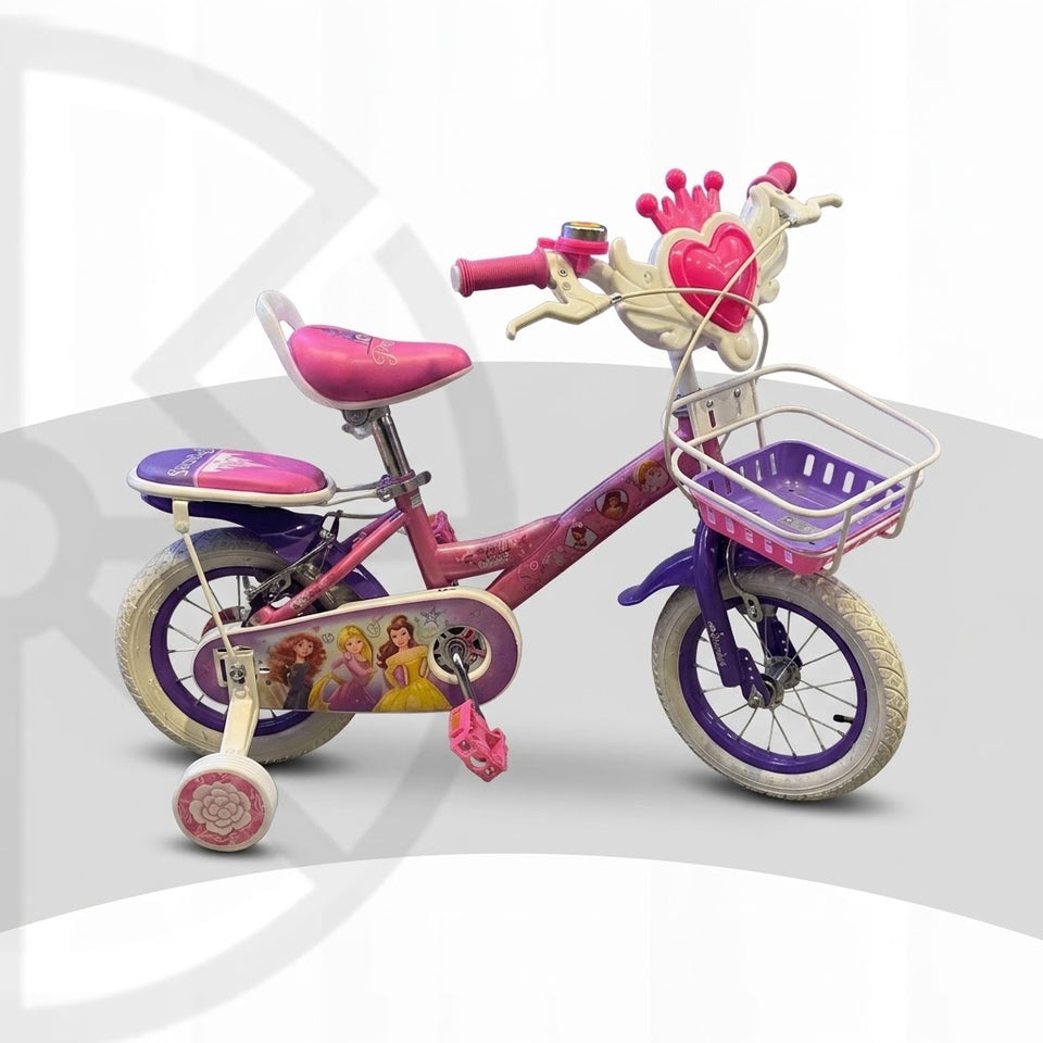 Princess Girls 12 Inch Kids Bicycle  ( Pink)