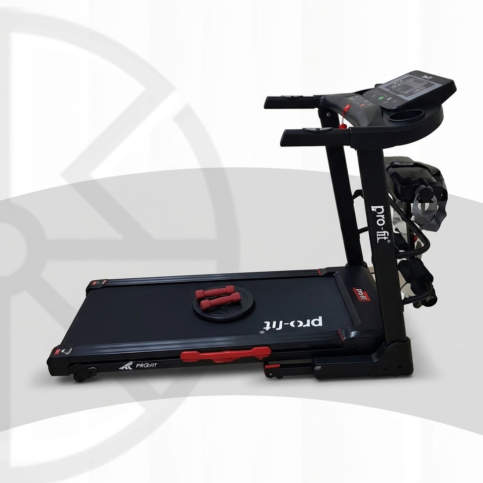 Multifunctional 2 HP AC Motor Electric Treadmill (Twist, Dumbbells, Bench, Belt) – 120 kg -MM-543D