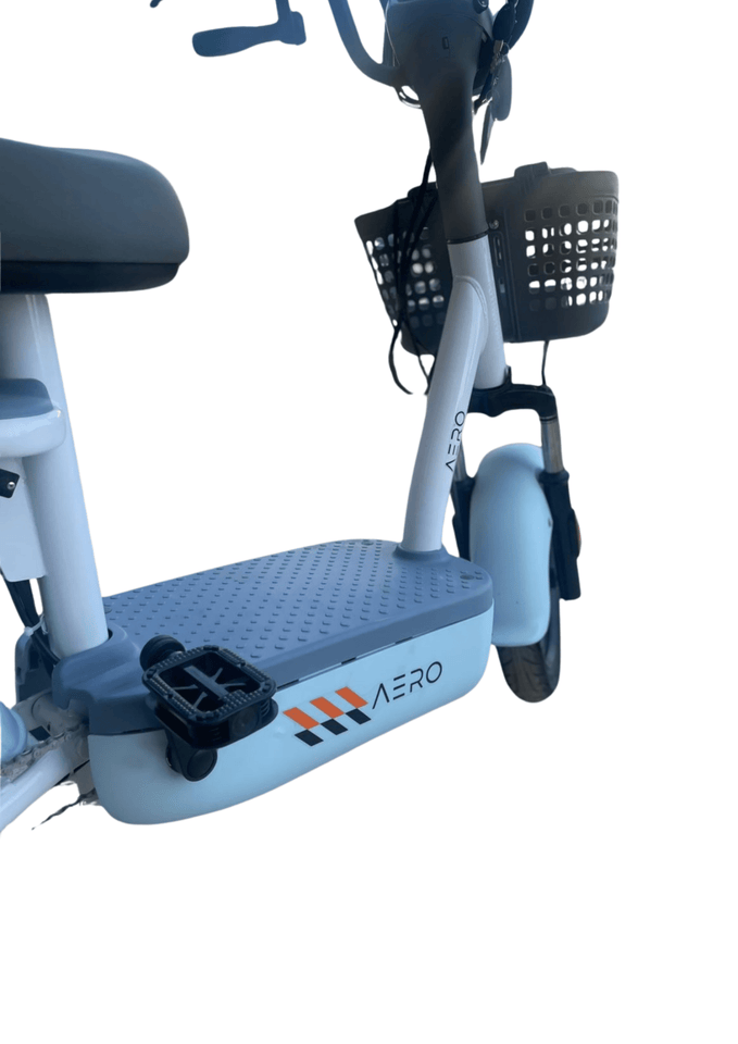 Aero Genius – Electric Scooter With Pedals, 30kmh  35km Range  48V 13Ah Graphene Battery