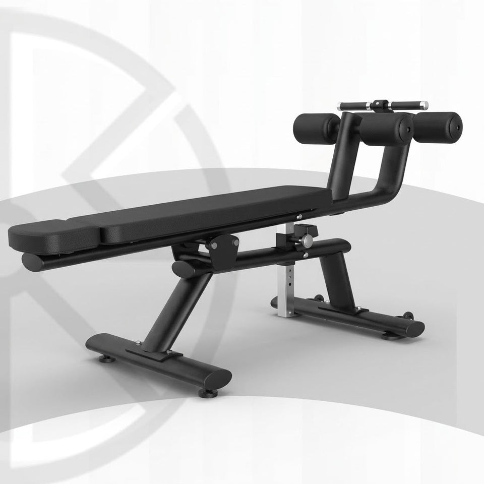 Adjustable Ab Board – Decline Sit-Up & Core Training Bench – commercial gym equipment available at Train & Ride Egypt