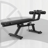 Adjustable Ab Board ZH34 – Decline Sit-Up Bench – commercial gym equipment available at Train & Ride Egypt