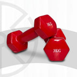 Dumbbell 3KG red (pair)