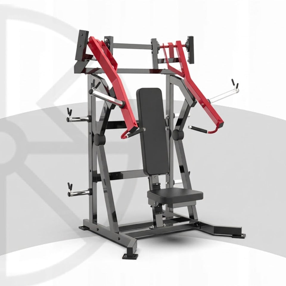Iso-Lateral Bench Press – AMV01 (Plate Loaded) – commercial gym equipment available at Train & Ride Egypt