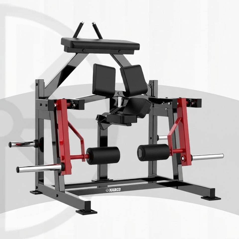 Iso-Lateral Kneeling Leg Curl – AMV03 (Plate Loaded) – commercial gym equipment available at Train & Ride Egypt