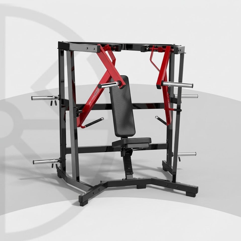 Iso-Lateral Wide Chest Press – AMV32 (Plate Loaded) – commercial gym equipment available at Train & Ride Egypt