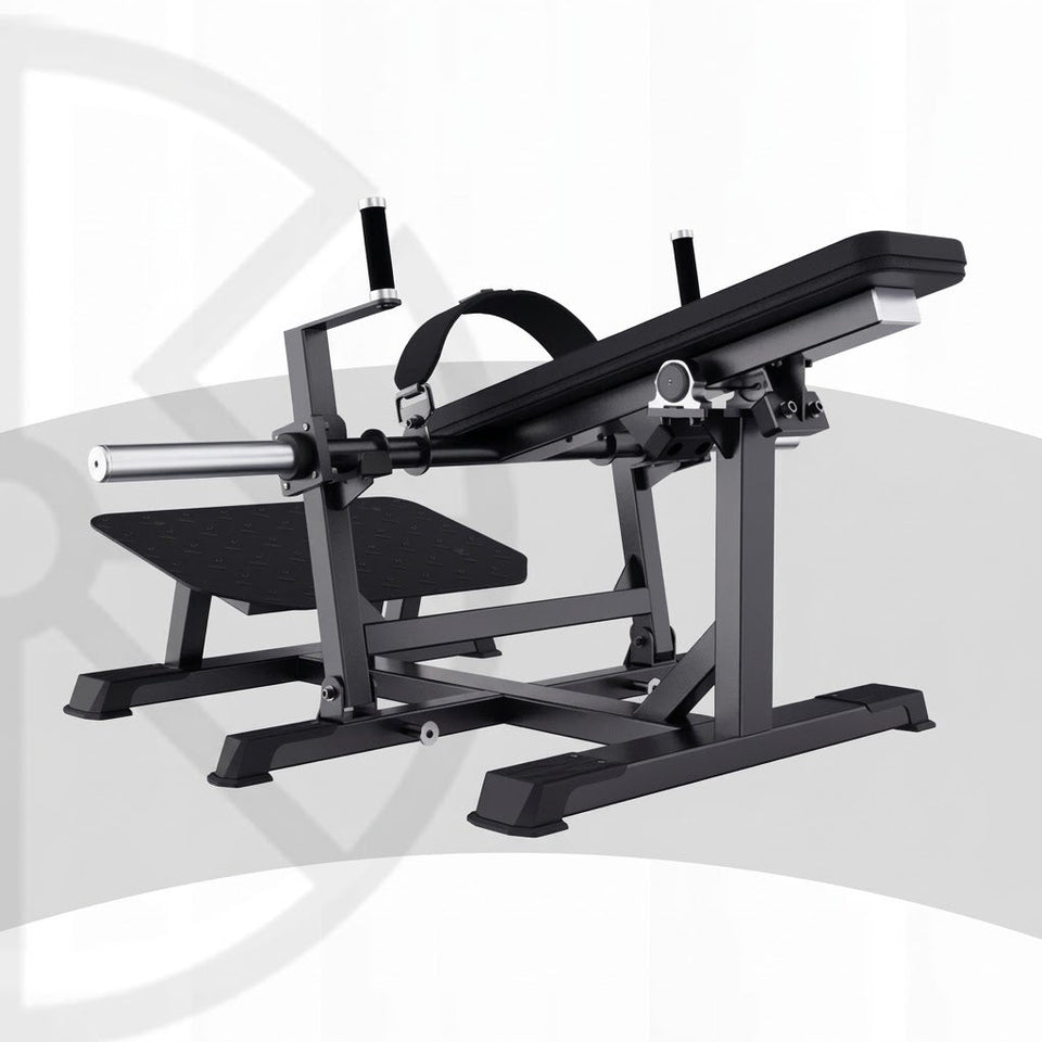 Belt Hip Thrust Machine – A608 (Plate Loaded) – commercial gym equipment available at Train & Ride Egypt