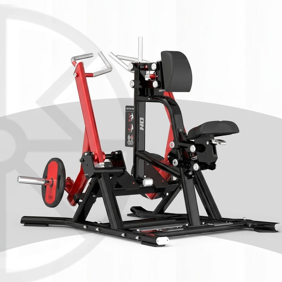Seated Row Machine – HM-14 (Plate Loaded) – commercial gym equipment available at Train & Ride Egypt