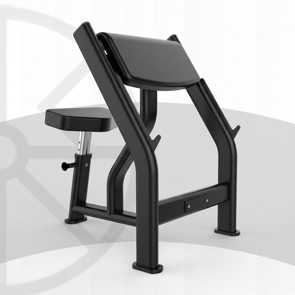 Preacher Curl Bench (Scott Bench) – ZH40 – commercial gym equipment available at Train & Ride Egypt