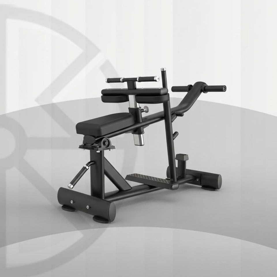 Seated Calf Raise Machine – ZH29 (Plate Loaded) – commercial gym equipment available at Train & Ride Egypt