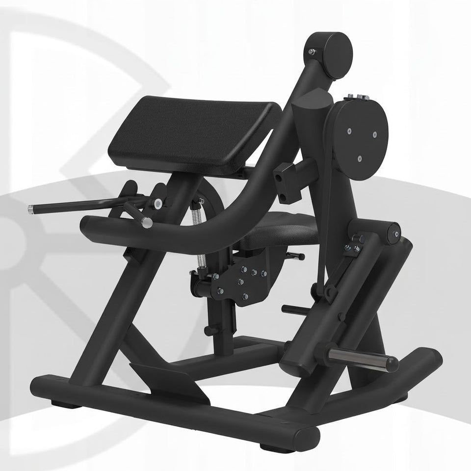 Seated Preacher Biceps Curl Machine – Z-8309 (Plate Loaded) – commercial gym equipment available at Train & Ride Egypt
