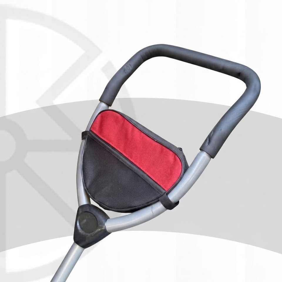 Kids Tricycle with Push Handle, Canopy & 360° Rotation (rad)