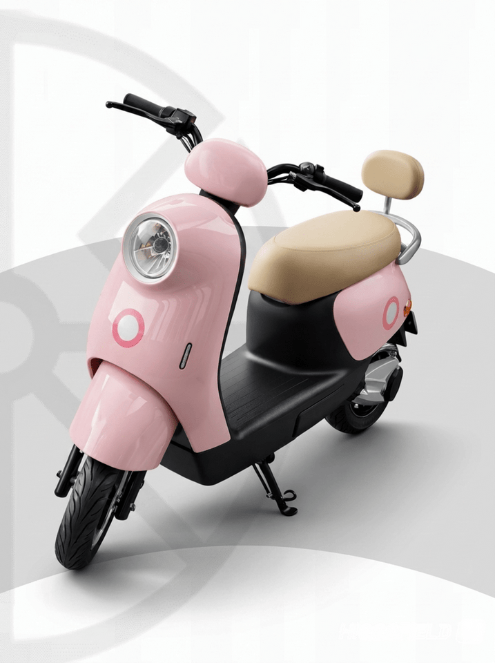 Aero Milk Shake, Electric Scooter With NFC, 55km range  35kmh speed  48V 24Ah Graphene battery